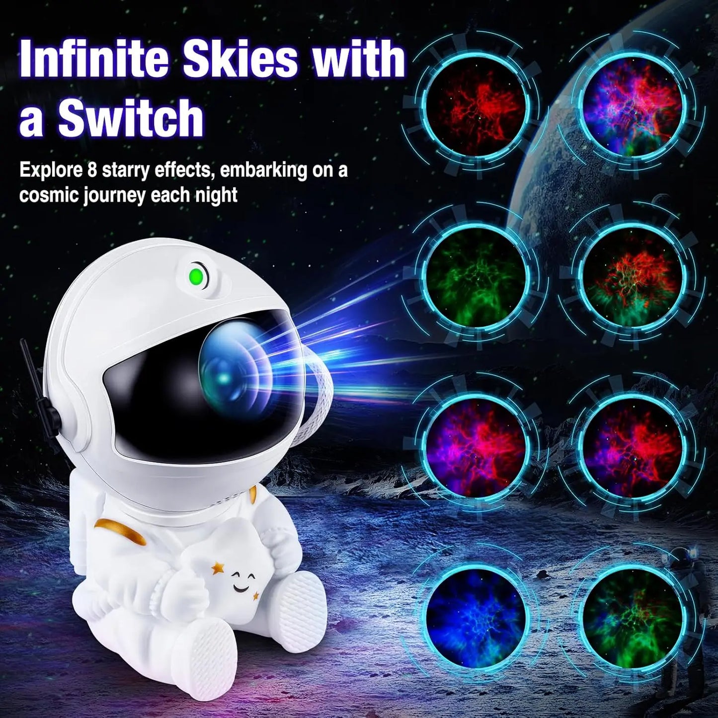 Star Projector Galaxy Night Light